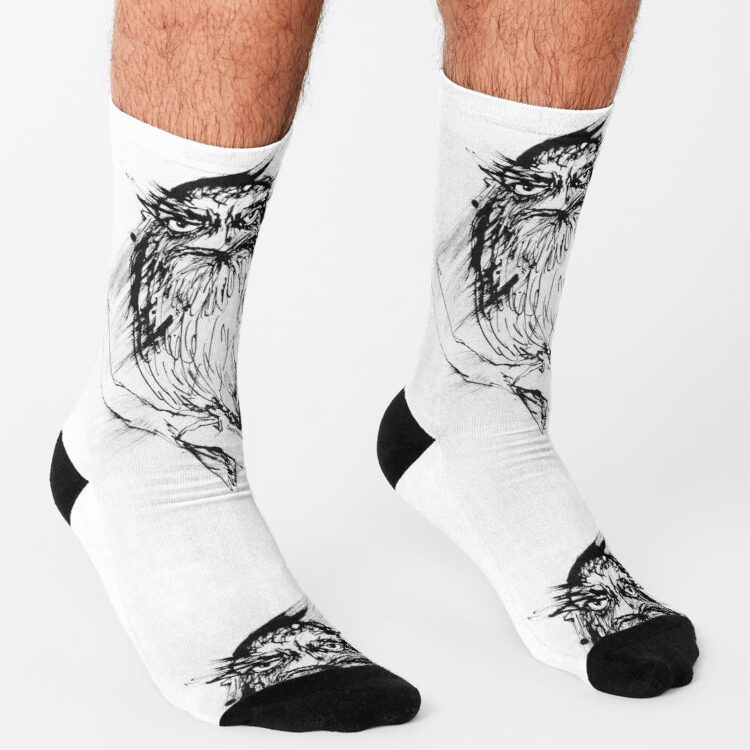 work-socks with Free owl artwork design